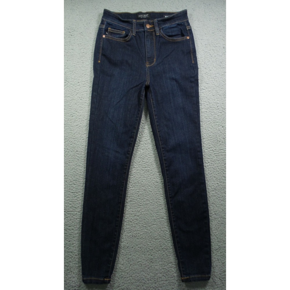 Judy Blue‎ Jeans Womens Size 3/26 Blue Denim Skinny Fit High Rise Dark Stretch